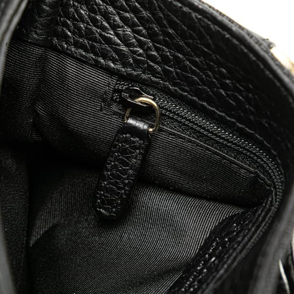 Pre-owned Bvlgari Logomania Canvas Handbag Black
