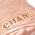 Pikkukuva 7 / 10: Pre-owned Chanel Mini Metallic Quilted Calfskin 22 Satchel Pink