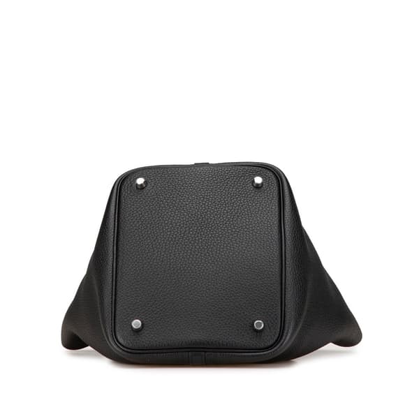 Pre-owned Hermès Clemence Picotin Lock 22 Black