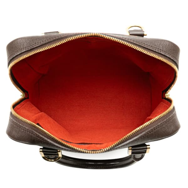 Pre-owned Louis Vuitton Damier Ebene Brera Brown