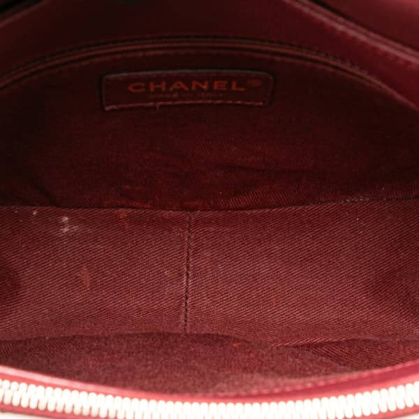 Pre-owned Chanel Medium Calfskin Coco Curve Flap Red