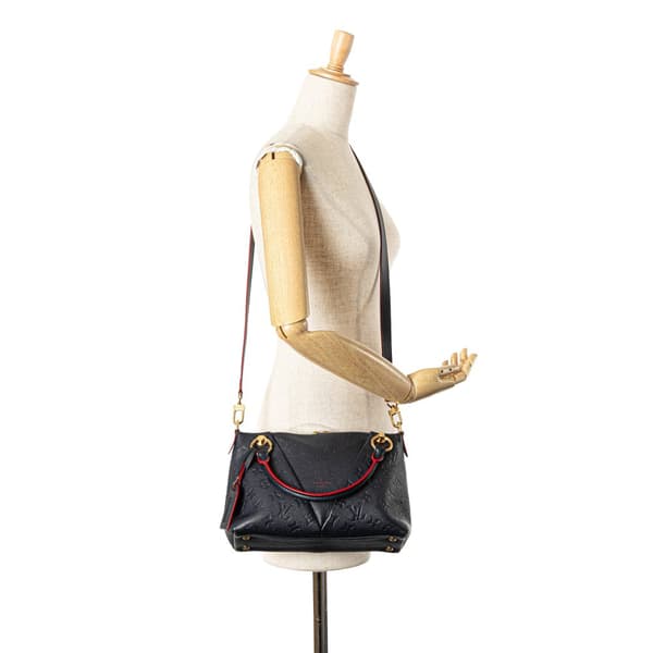 Pre-owned Louis Vuitton Monogram Empreinte V Tote BB Blue