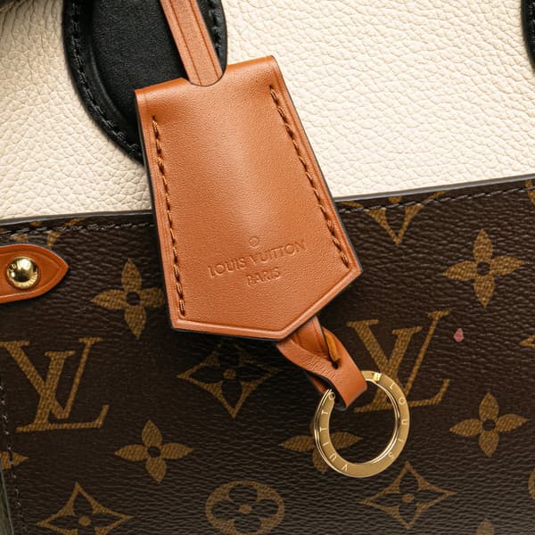 Pre-owned Louis Vuitton Monogram Fold Tote PM Brown