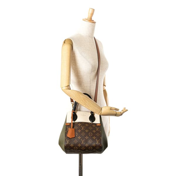 Pre-owned Louis Vuitton Monogram Fold Tote PM Brown