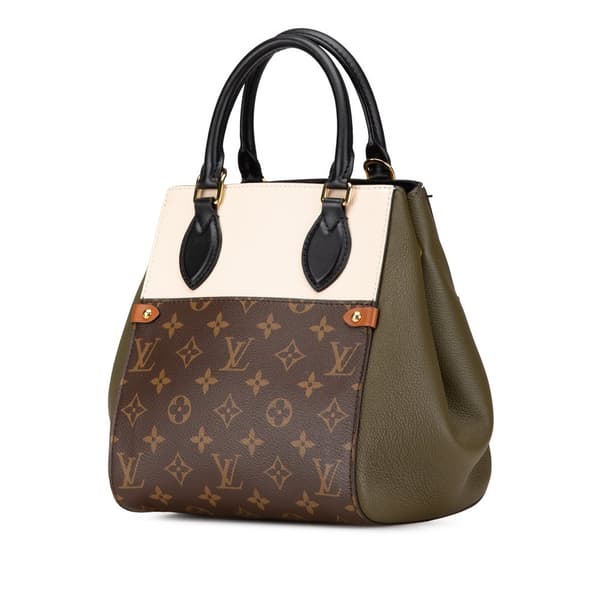 Pre-owned Louis Vuitton Monogram Fold Tote PM Brown