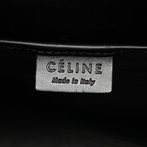 Pre-owned Celine Nano Tricolor Felt Luggage Tote Blue