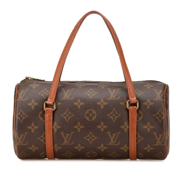 Pre-owned Louis Vuitton Monogram Papillon 26 Brown