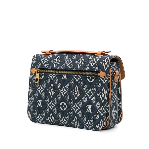 Pre-owned Louis Vuitton Since 1854 Pochette Metis Blue