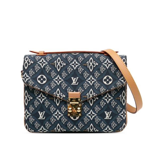 Pre-owned Louis Vuitton Since 1854 Pochette Metis Blue