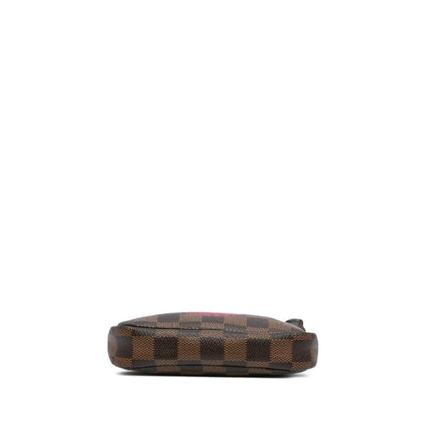 Pre-owned Louis Vuitton Damier Ebene Trunks and Bags Mini Pochette Accessoires Brown