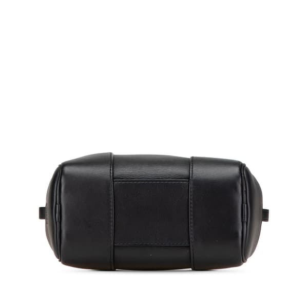 Pre-owned LOEWE Calfskin Amazona 16 Square Bag Black
