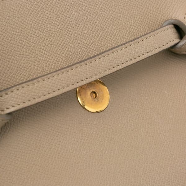Pre-owned Celine Pico Grained Calfskin Belt Bag Brown