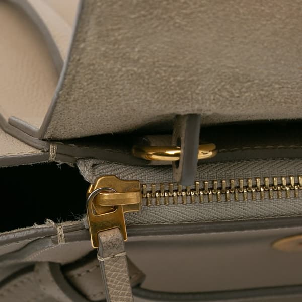 Pre-owned Celine Pico Grained Calfskin Belt Bag Brown