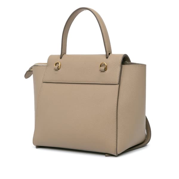 Pre-owned Celine Pico Grained Calfskin Belt Bag Brown