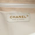 Miniatyrbilde 5 av 10: Pre-owned Chanel CC Quilted Caviar Bowling Bag White