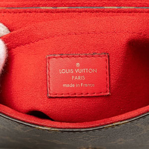 Pre-owned Louis Vuitton Monogram Locky BB Brown