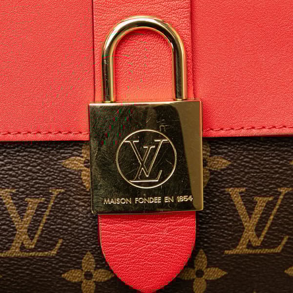 Pre-owned Louis Vuitton Monogram Locky BB Brown