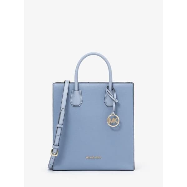 Handväska - MICHAEL KORS - 35S2GM9T8T-CHAMBRAY-MLT - Blå - 28x30x9 cm - Dragkedja
