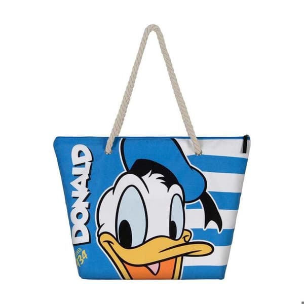 Strandväska Sol - Disney Kalle Anka Sjöman - Blå - One Size
