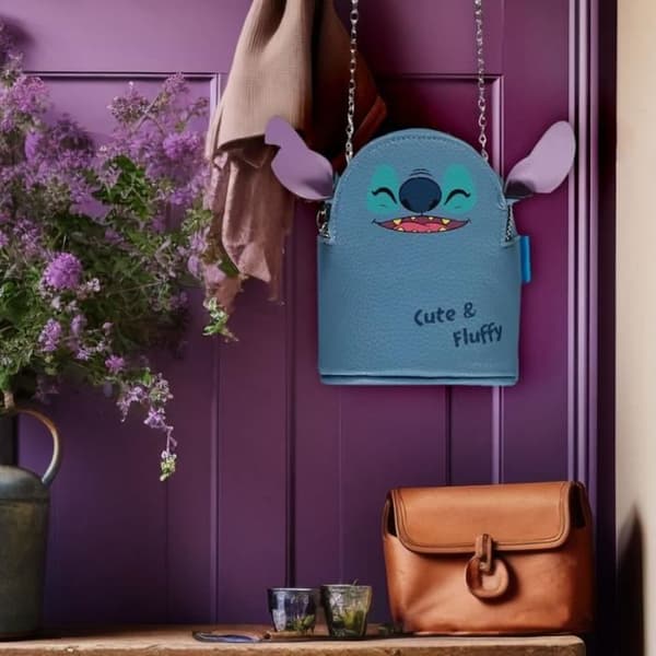 Disney Micro Stitch 3D Axelväska - Söt & Fluffig