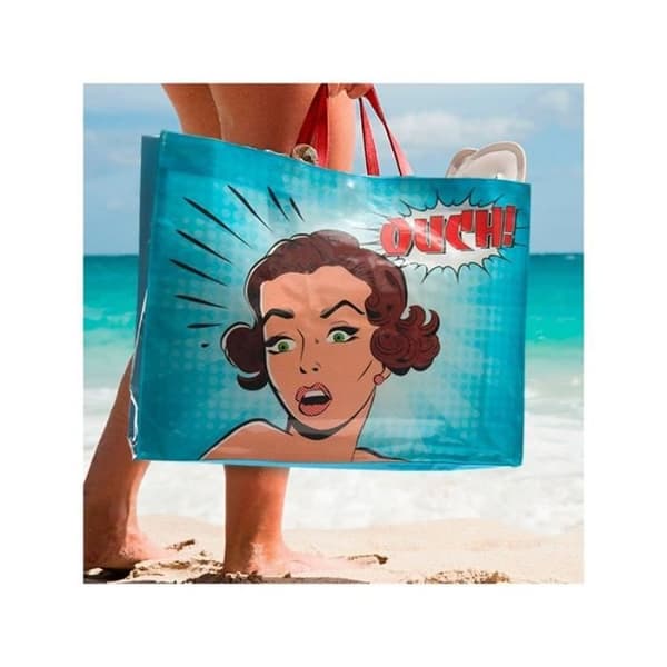 Väskor - Comic Bubble - Hej! - PVC - 40x33x11 cm - Magnetisk stängning