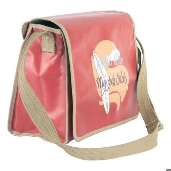 Saccos med axelrem - DKD Home Decor - Olas Surf - Polyuretan - Blå/Orange - 35x13x26 cm