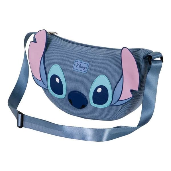 Handväska - KARACTER MANIA - Lilo and Stitch - Manchester - Dragkedja - Blå