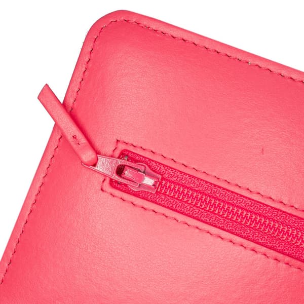 Pre-owned Chanel Tweed 19 Wallet On Chain Pink