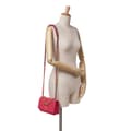 Miniatyrbild 9 av 10: Pre-owned Chanel Tweed 19 Wallet On Chain Pink