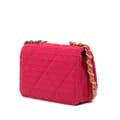 Miniatyrbild 2 av 10: Pre-owned Chanel Tweed 19 Wallet On Chain Pink