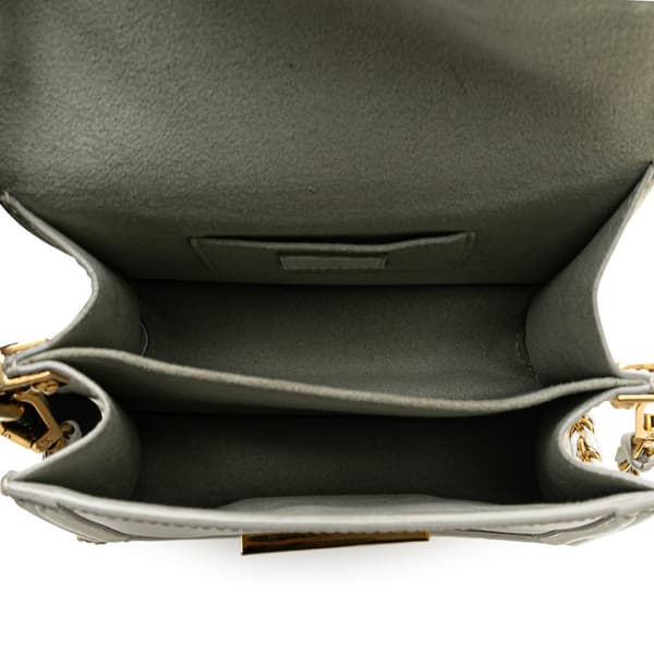 Pre-owned Louis Vuitton Epi Mini Dauphine White