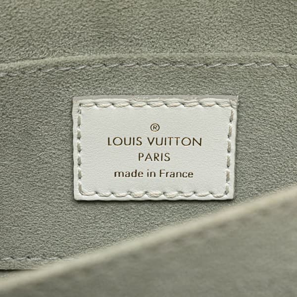 Pre-owned Louis Vuitton Epi Mini Dauphine White