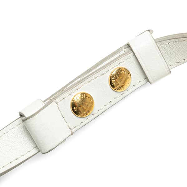 Pre-owned Louis Vuitton Epi Mini Dauphine White
