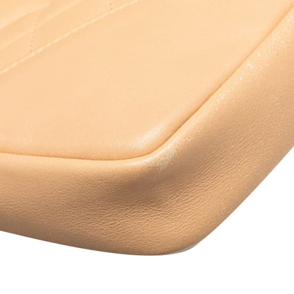 Pre-owned Chanel Lambskin Cambon Ligne Pochette Brown