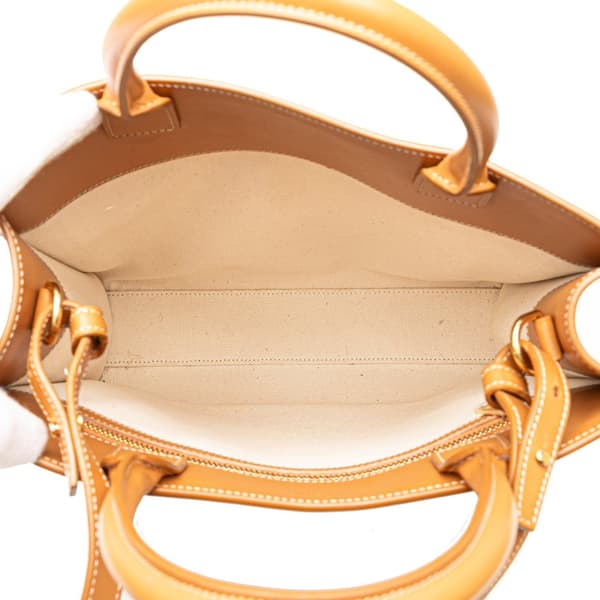 Pre-owned Celine Large Vertical Square Cabas Tote Brown