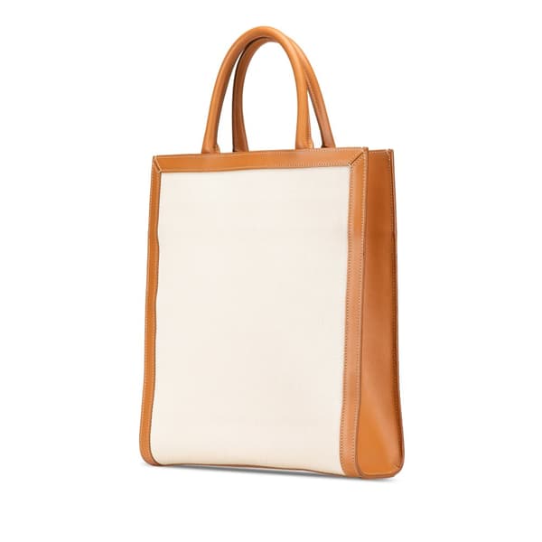 Pre-owned Celine Large Vertical Square Cabas Tote Brown