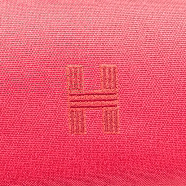 Pre-owned Hermès Small Toile Bride A Brac Pink