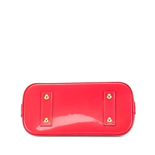 Pre-owned Louis Vuitton Monogram Vernis Alma BB Pink