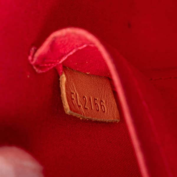 Pre-owned Louis Vuitton Monogram Vernis Alma BB Pink