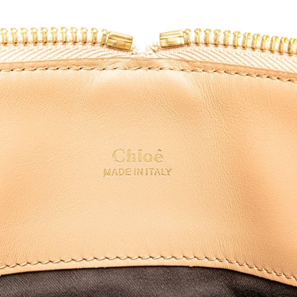 Pre-owned Chloé Medium Leather Baylee Satchel Yellow