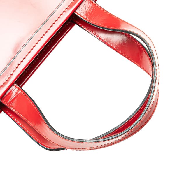 Pre-owned Ferragamo Leather Handbag Red