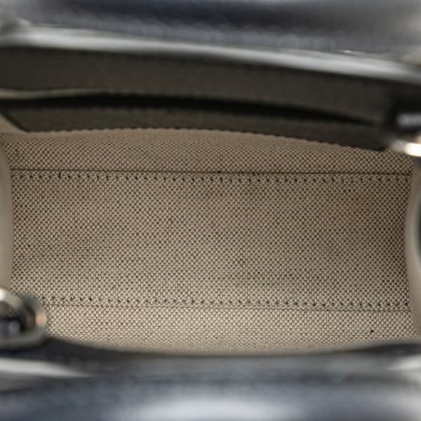 Pre-owned Gucci Mini GG Supreme Interlocking G Satchel Brown