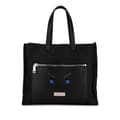 Miniatyrbild 1 av 8: Pre-owned Fendi Large Nylon Fendi Faces Tote Black