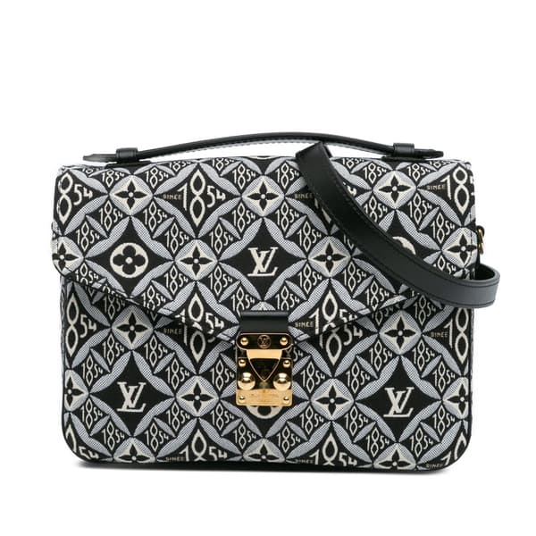 Pre-owned Louis Vuitton Since 1854 Pochette Metis Black