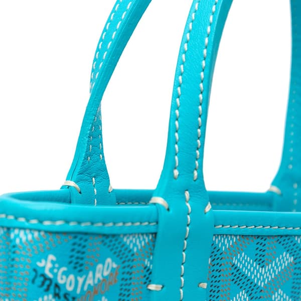 Pre-owned Goyard Goyardine Poitiers Blue