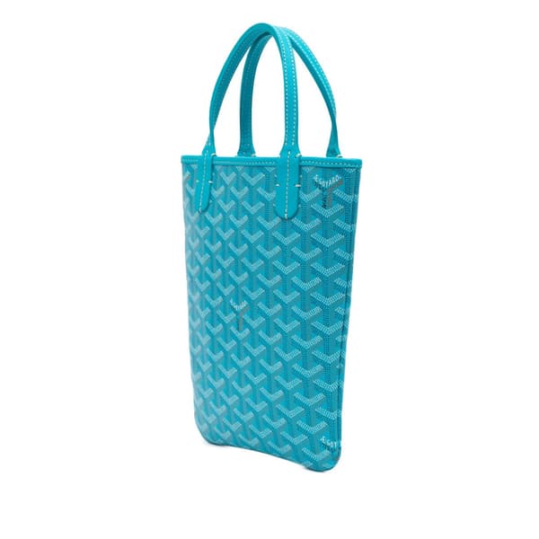Pre-owned Goyard Goyardine Poitiers Blue