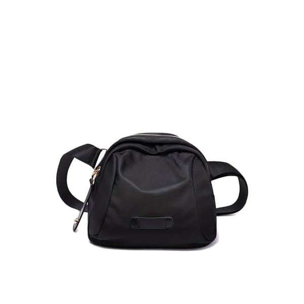 Crossbody taske, holdbart stof, tilpasselige muligheder,Sort