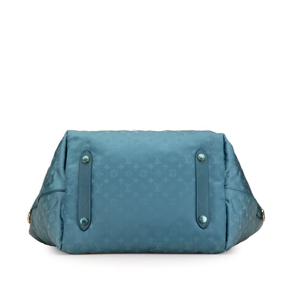 Pre-owned Louis Vuitton Monogram Nylon Nouvelle Vague Beach Bag Blue