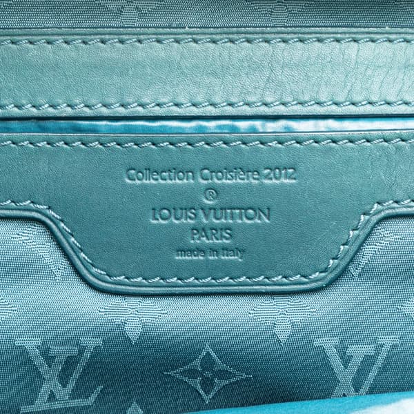 Pre-owned Louis Vuitton Monogram Nylon Nouvelle Vague Beach Bag Blue
