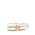 Miniatyrbild 3 av 7: Pre-owned Dior Mini Oblique Canvas Saddle Bag White